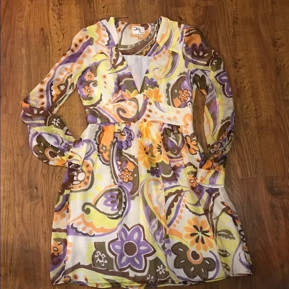 Milly silk dress - Picture 1 of 5